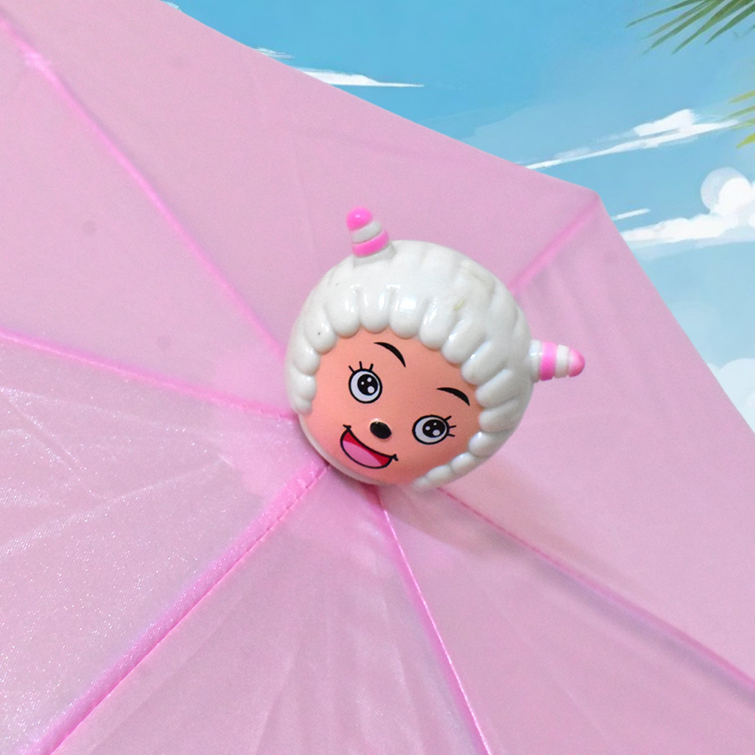 Cartoon Shape Foldable UV Protection Umbrella for Kids – Lightweight & Travel-Friendly