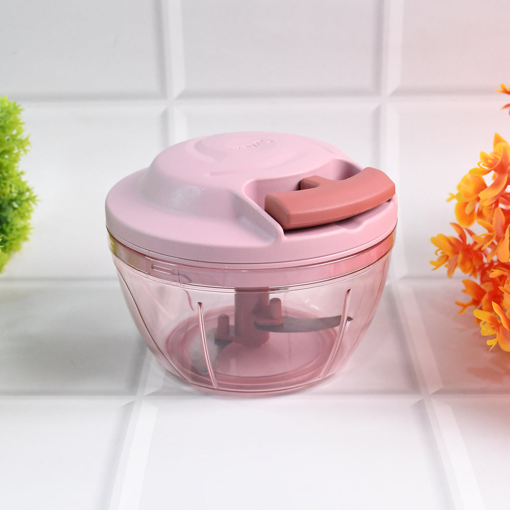 Power-X 500ml Hand-Pull Vegetable Chopper – Triple Blade Manual Food Processor