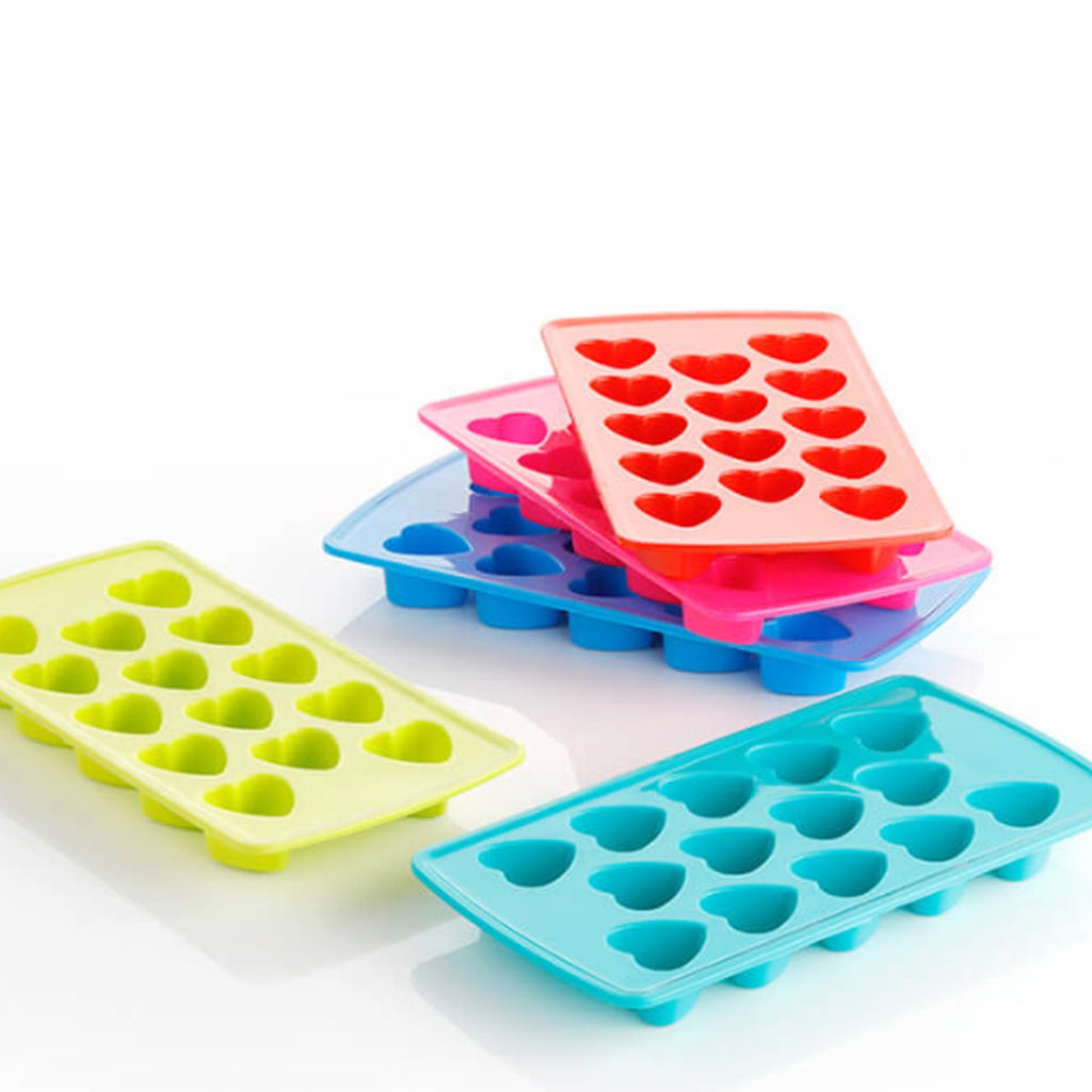 Heart Ice Cube Tray – Multipurpose Silicone Mold for Drinks, Chocolates & More