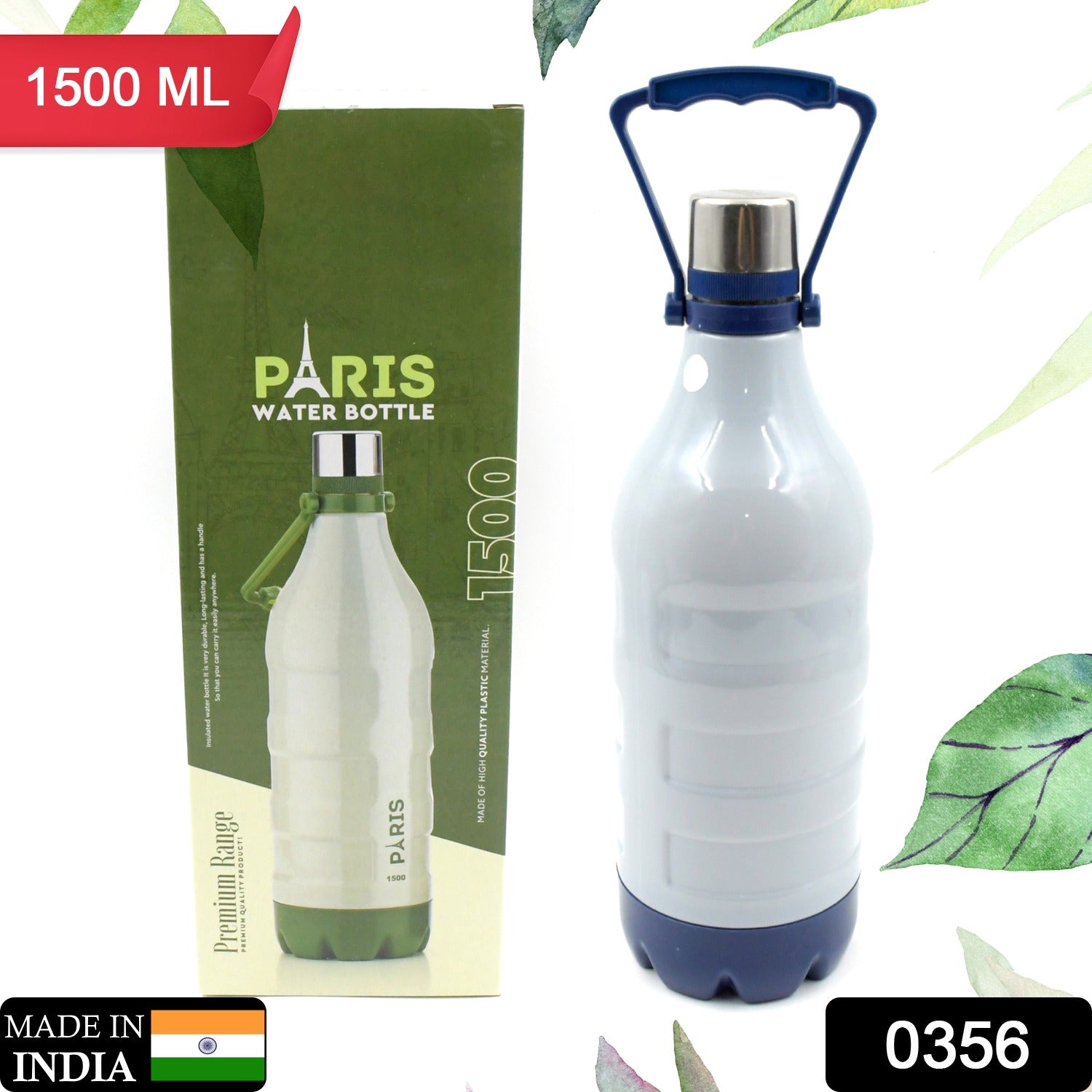 Plastic Sports Insulated Water Bottle with Handle – BPA-Free & Leak-Proof