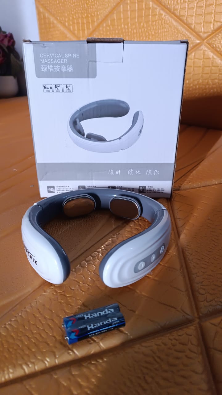 2 Heads Smart Electric Neck and Back Pulse Massager