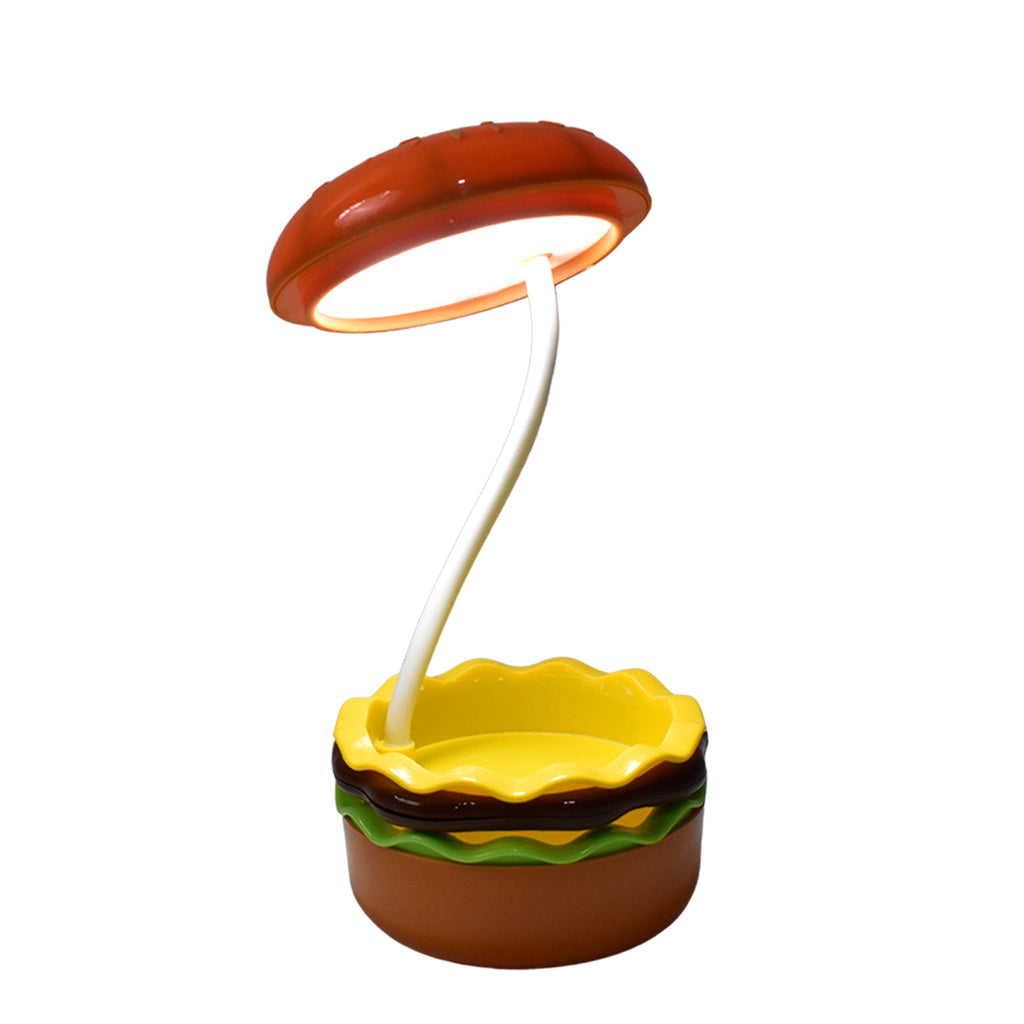 Burger Delight: Folding LED Night Lamp
