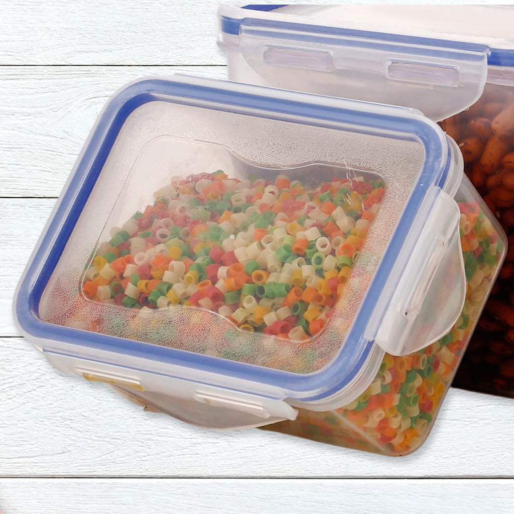 Classics Rectangular Airtight Food Storage Container Set – 3 Pc (500ml, 1000ml, 1500ml) Leak-Proof & Stackable