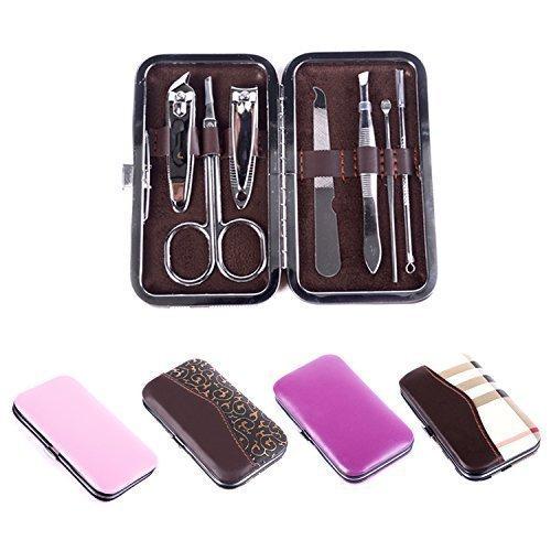 7-in-1 Professional Manicure & Pedicure Kit – Compact Grooming Set with Case