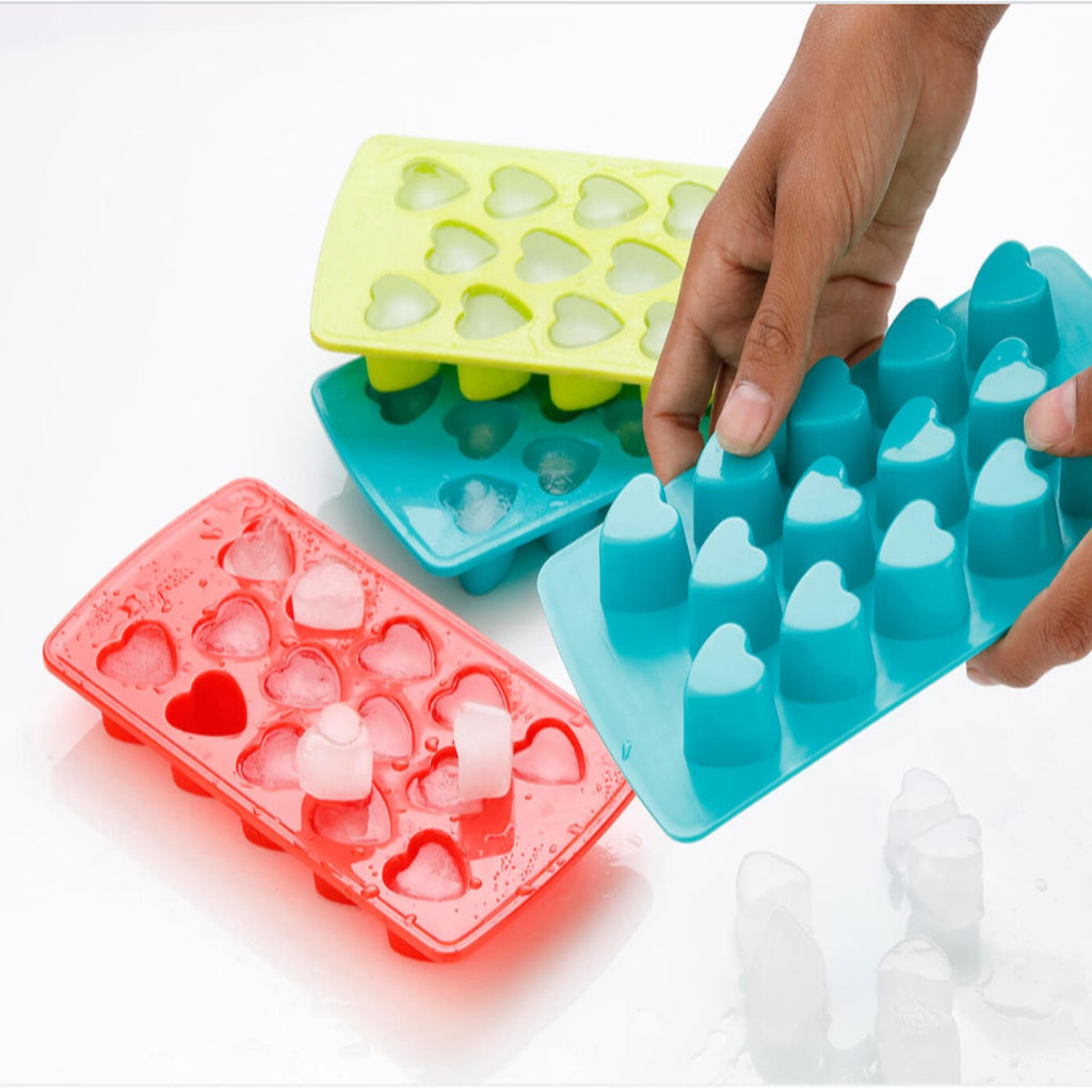 Heart Ice Cube Tray – Multipurpose Silicone Mold for Drinks, Chocolates & More