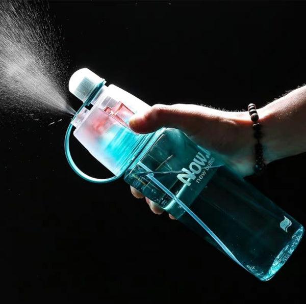 Eco-Friendly Portable Water Bottle with Spray Function