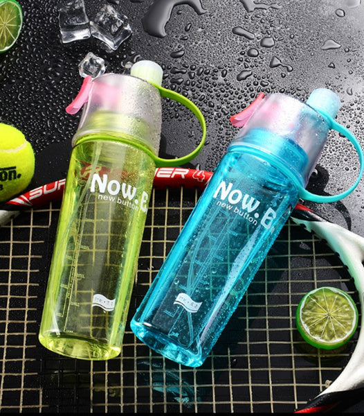 Eco-Friendly Portable Water Bottle with Spray Function