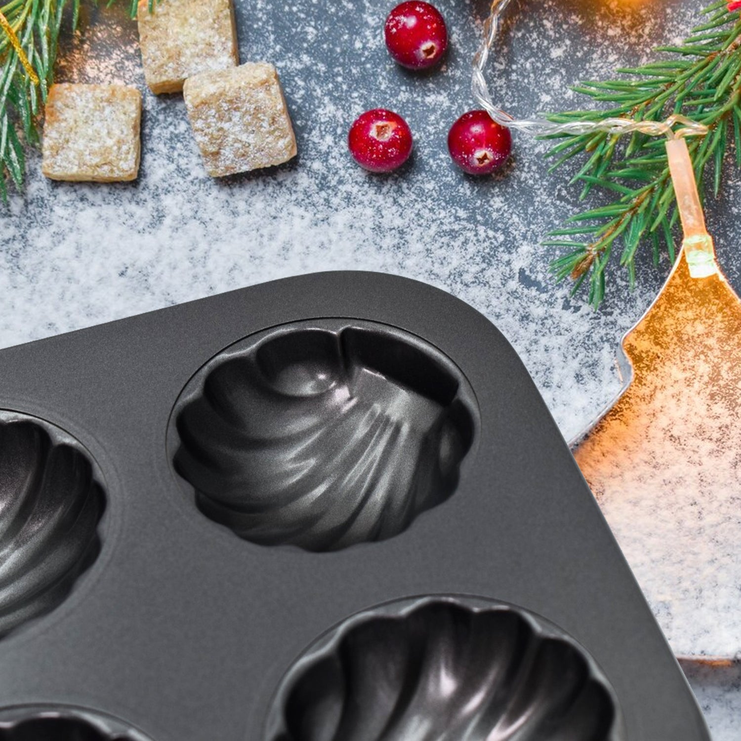 Non-stick Muffins Cupcake Pancake Baking Molds Tray