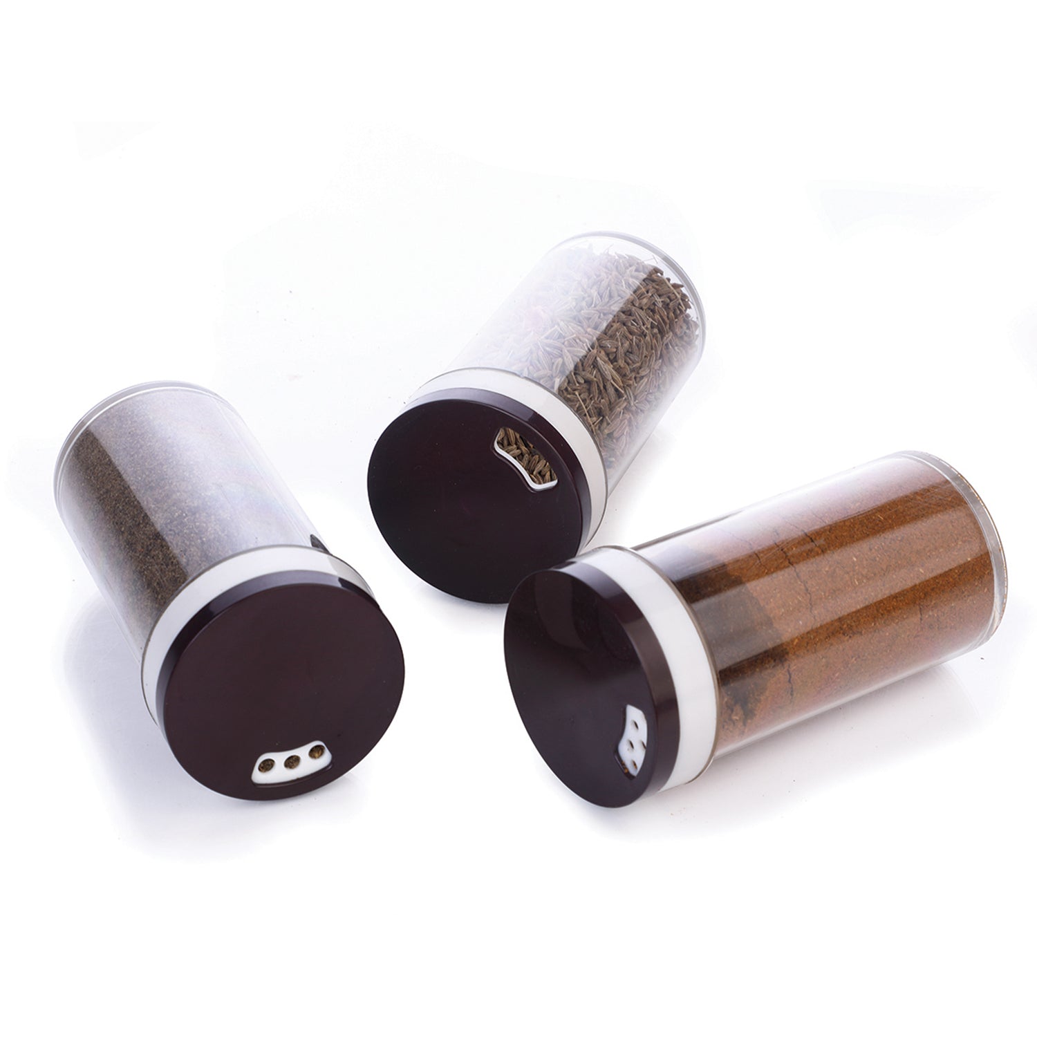 12-Jar Revolving Spice Rack - Premium Masala Box Organizer with Rotating Stand