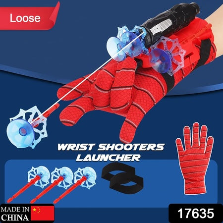 Superhero Web Shooter Toy Set - Kids Wrist Launcher Gloves with Soft Foam Darts