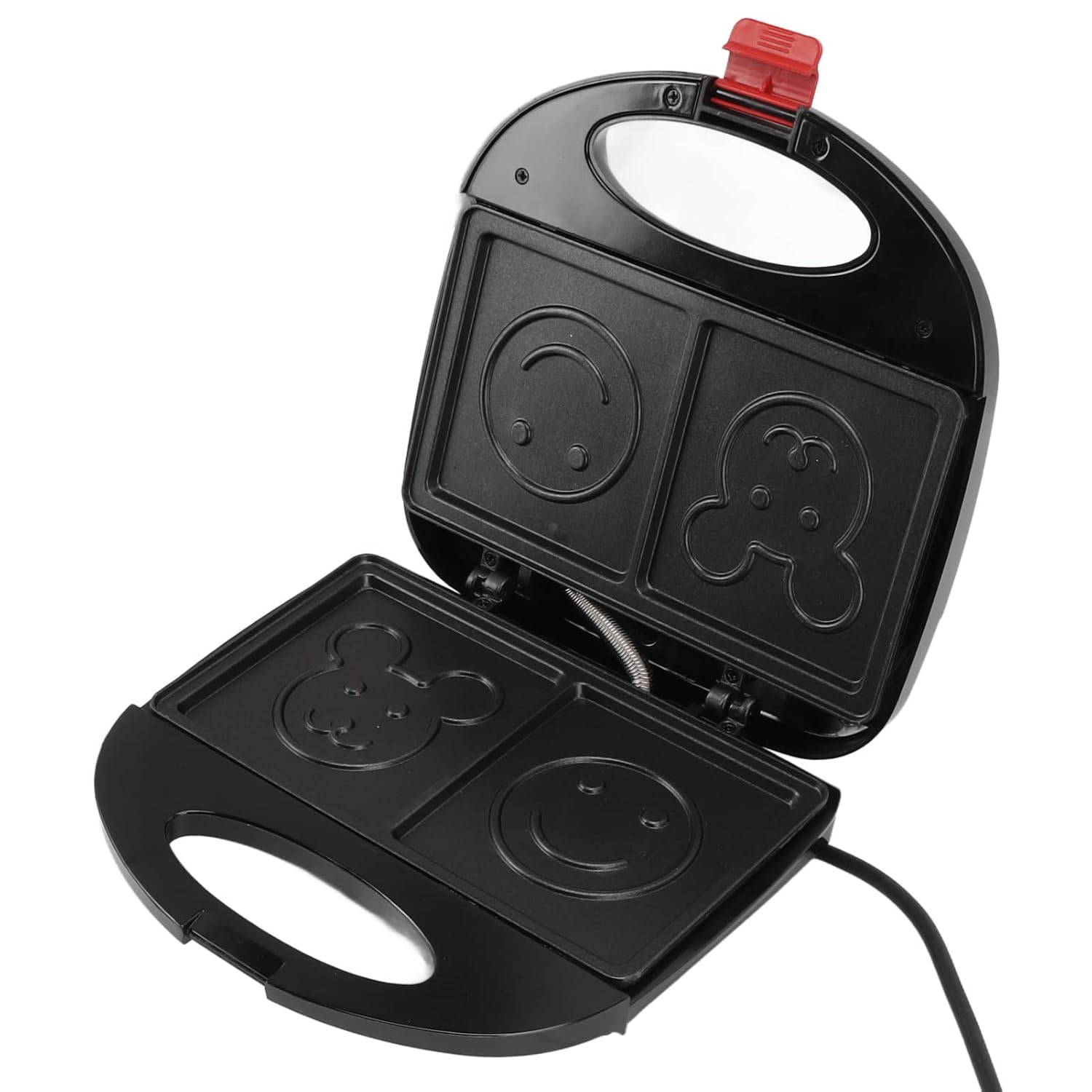 Professional 750W Double-Sided Electric Sandwich Maker - High Power Grill with Even Heating