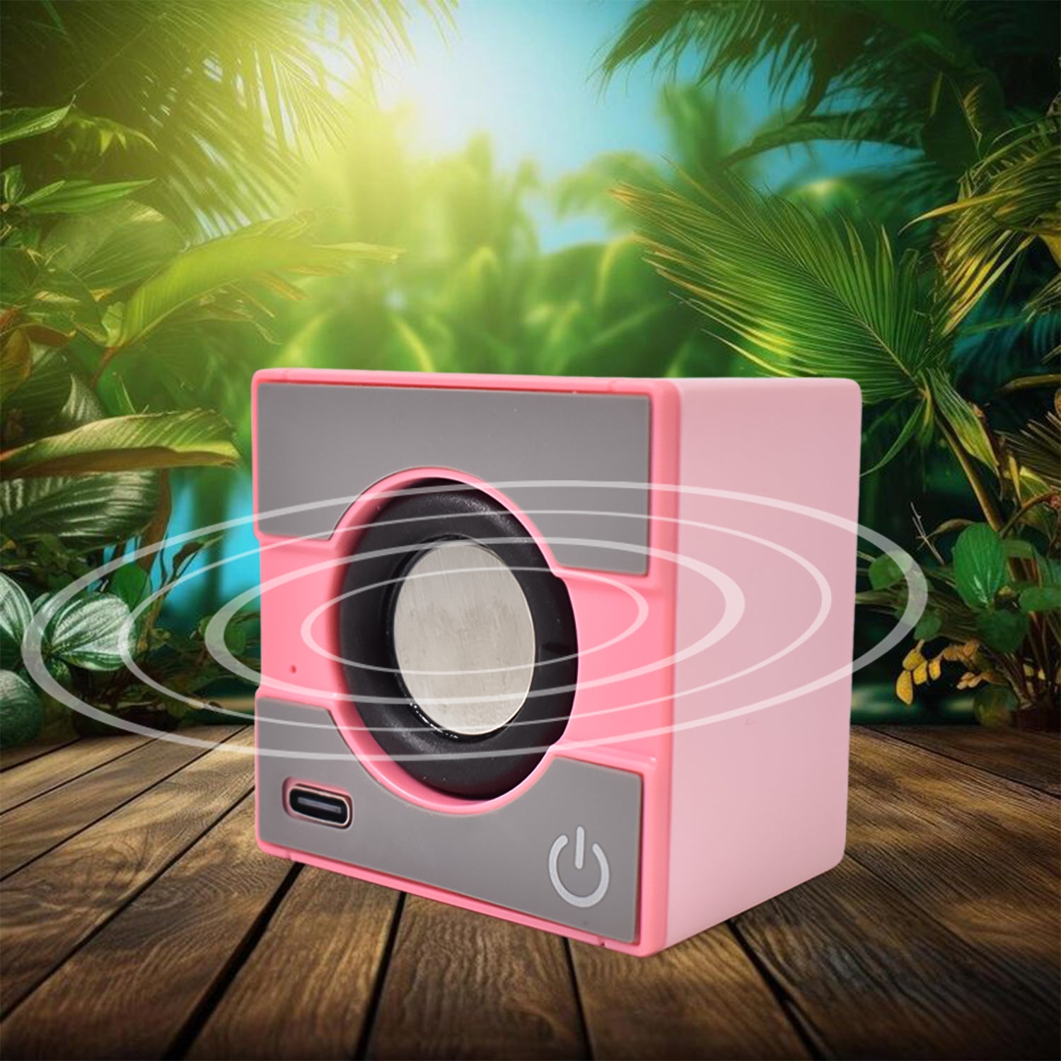 Mini Wireless Bluetooth Speaker with High Bass, Type-C, Multi-Mode Connectivity – 1 Pc