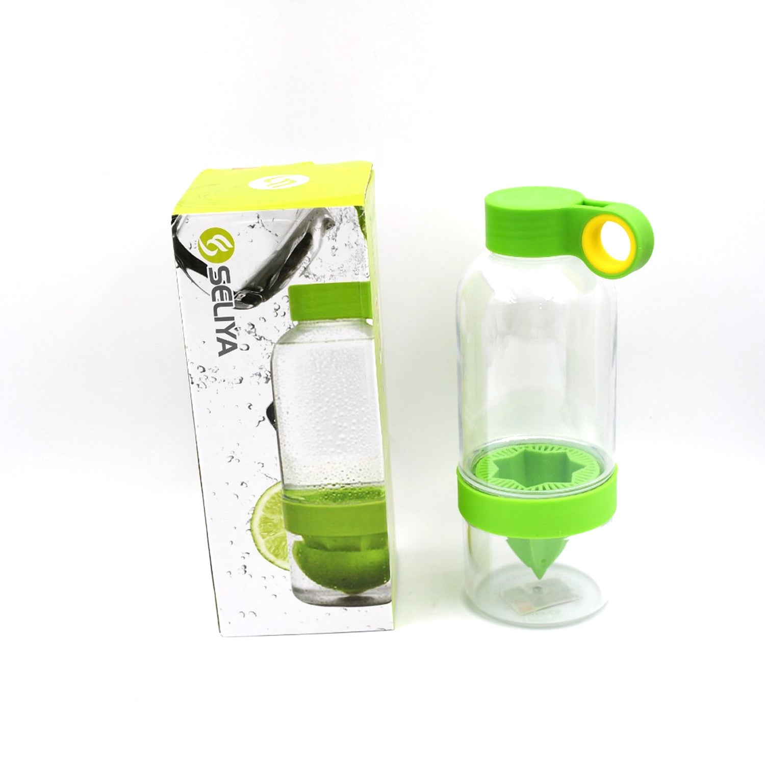 Citrus Zinger Water Bottle – Dual Juice Infuser for Kids & Sports