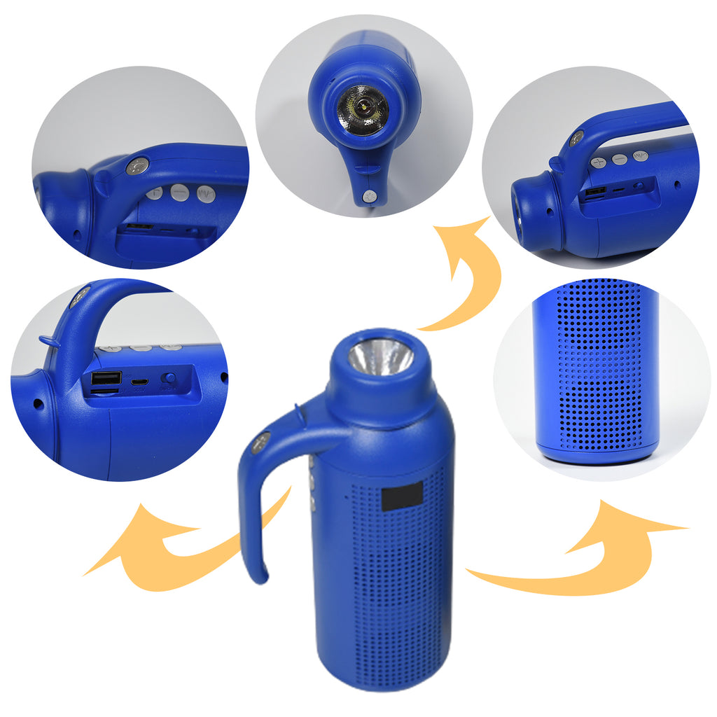 Smart Bluetooth Speaker with Torch Light – Wireless, Waterproof &amp; Portable Sound System