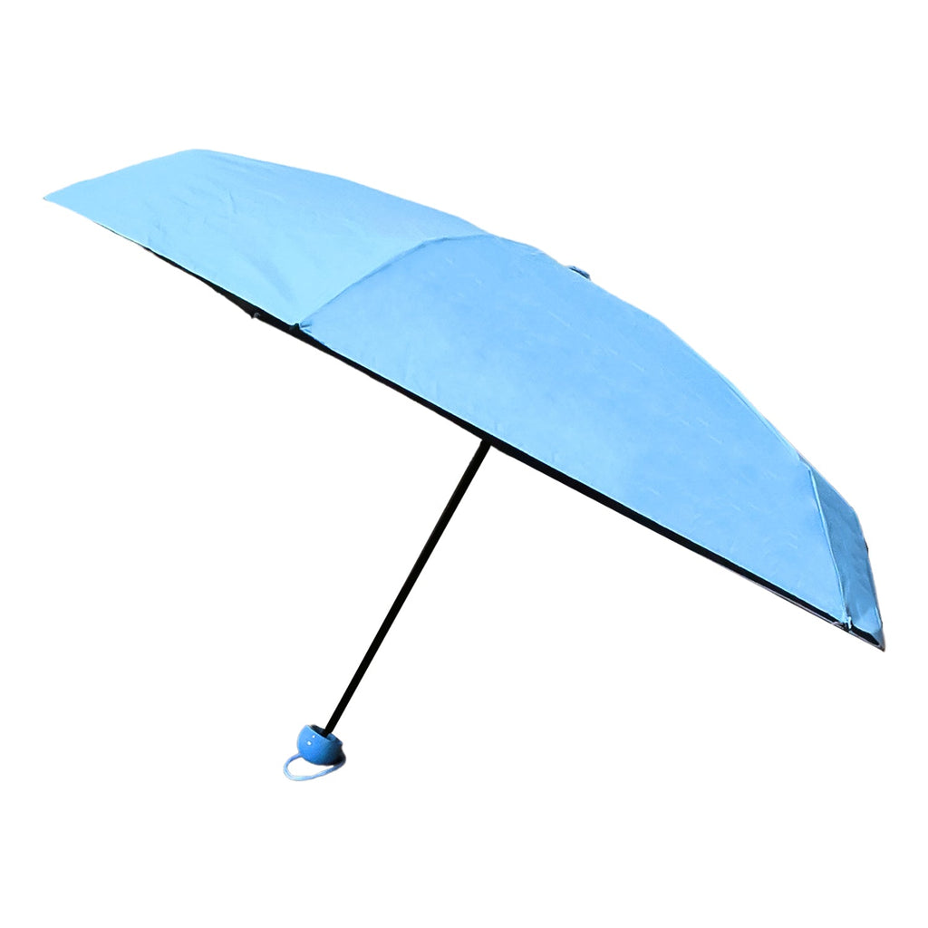 5-Fold Manual Open Umbrella with Capsule Case – Compact, Windproof & UV Protected Amazon India