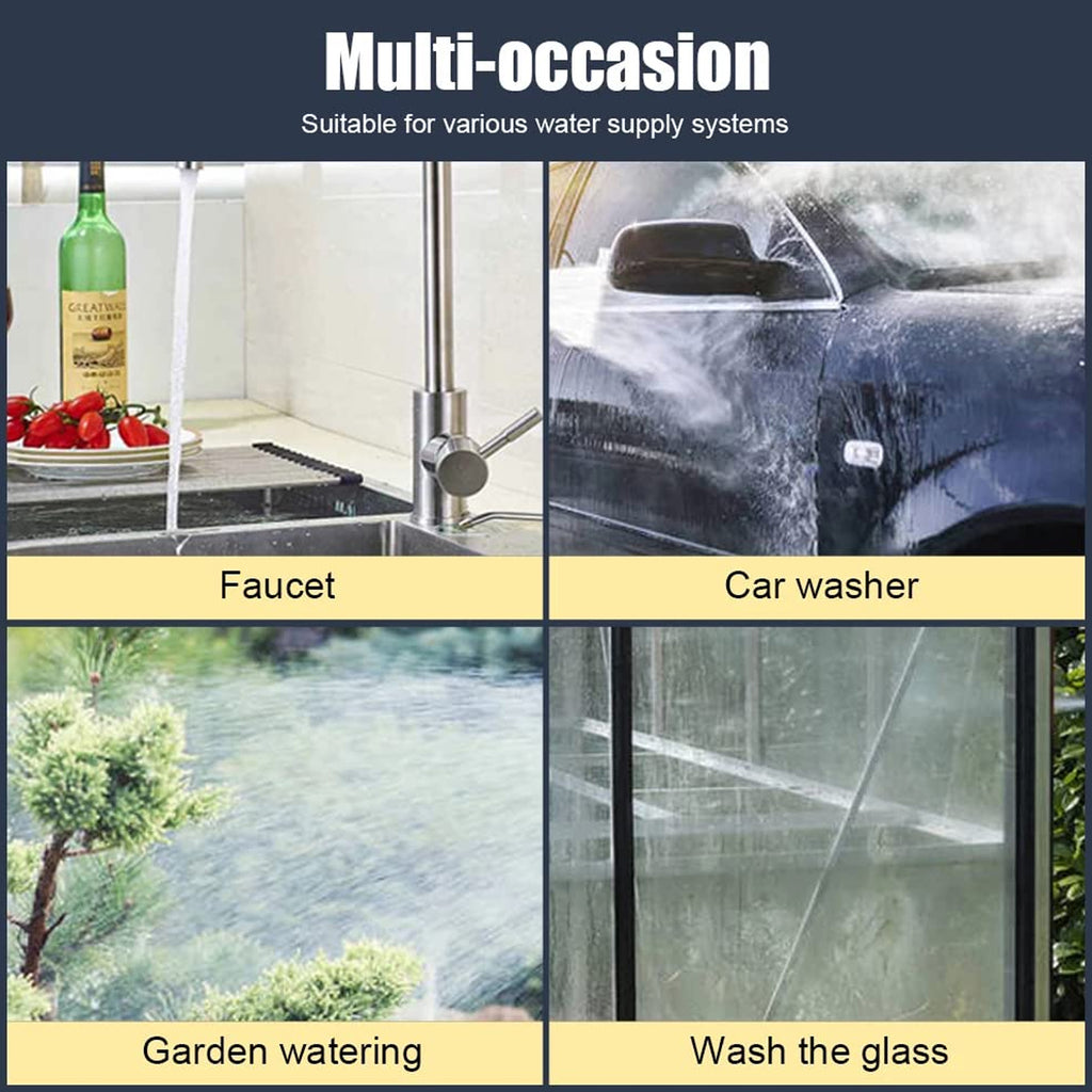 Professional High Pressure Car Wash Spray Gun - Multi-Pattern Garden Hose Nozzle Set