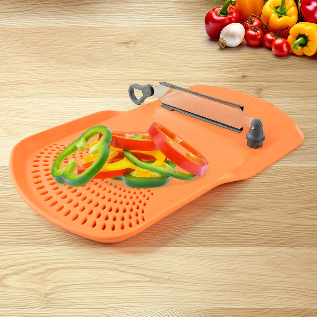 Apex Cut ‘n’ Wash Multipurpose Cutting Board with Knife & Strainer