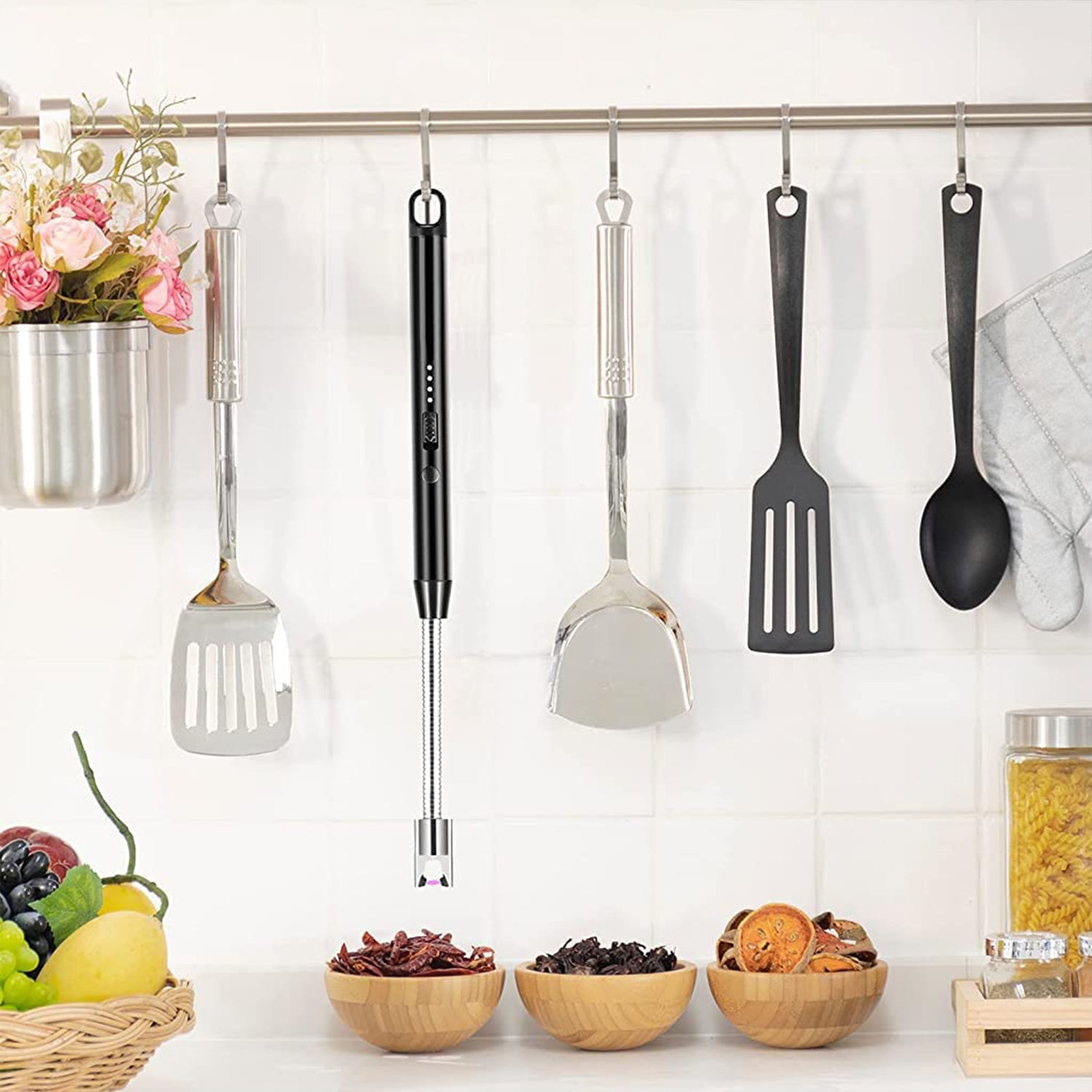 USB Rechargeable Electric Arc Lighter - Long Flexible Windproof Plasma Lighter