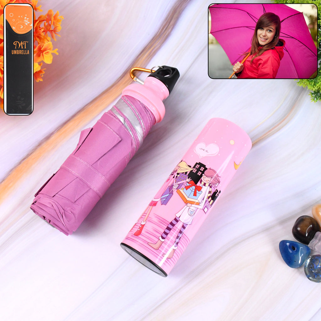 4-Fold Foldable Umbrella Bottle – Compact & Stylish Rain Protection