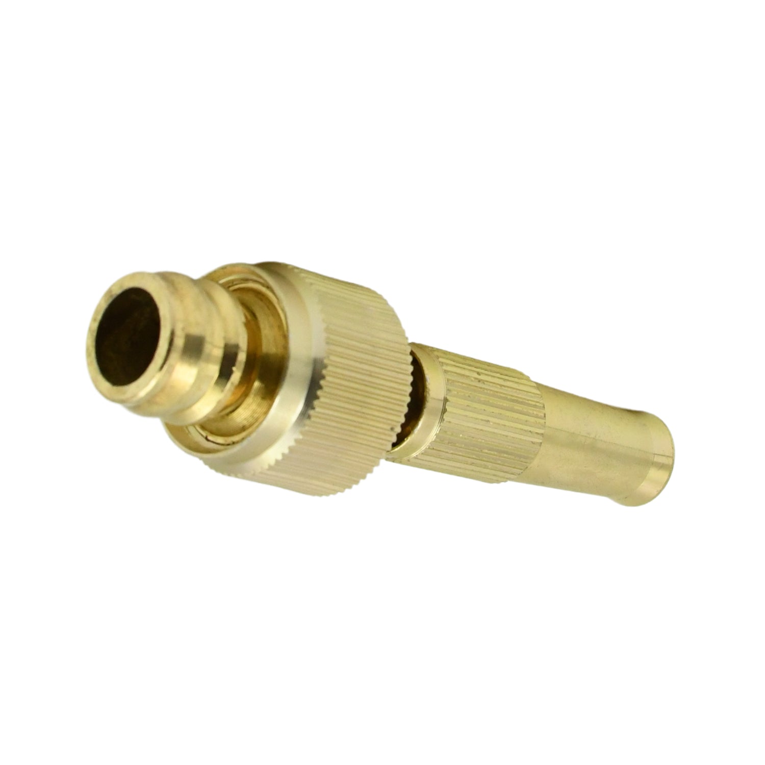 Adjustable Brass Water Spray Nozzle - High Pressure Booster Gun for Garden & Car Wash