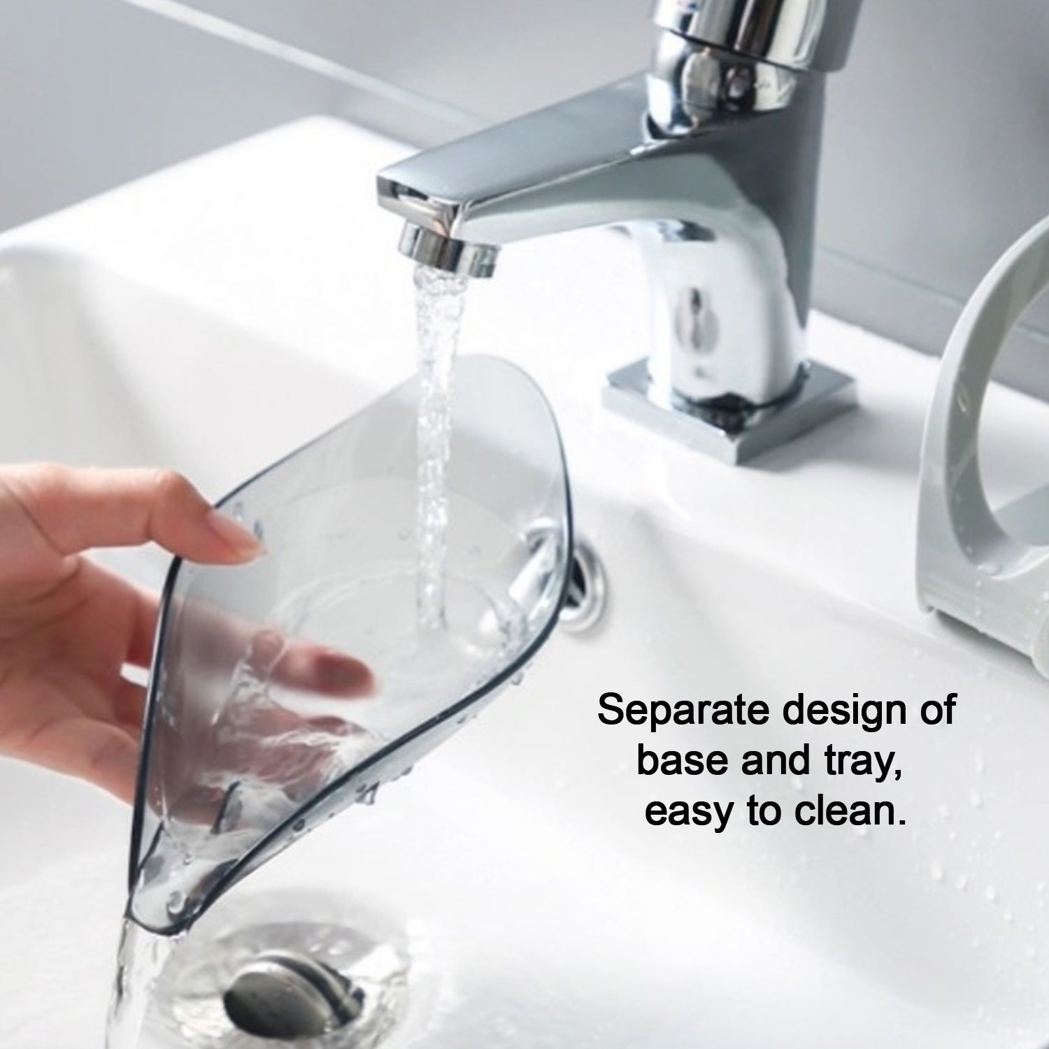 New Leaf Soap Box – Stylish & Lightweight Soap Holder for Bathroom and Kitchen