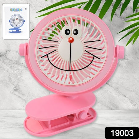 USB Portable Mini Desk Fan With Light  Personal Table Fan For Office School  Home Use (1 Pc) – Portable & Powerful Cooling