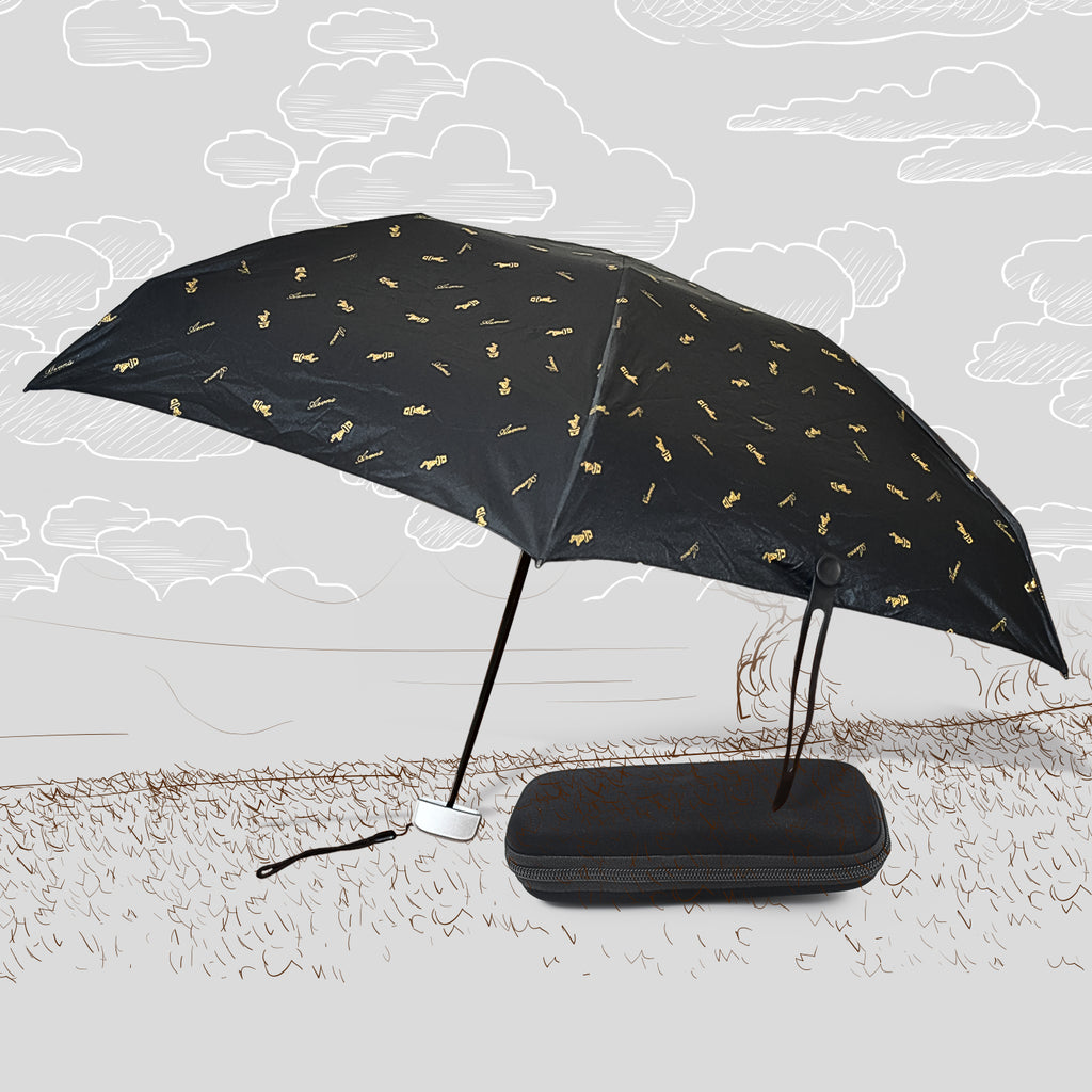8562 3-Fold Umbrella Summer Sun And Rain Protectionfoldable Cute Umbrella Uv Protection Rain Sun Umbrella  Travel Accessories  Umbrella For Children Girls And Boys (1 Pc  With Zip Case)
