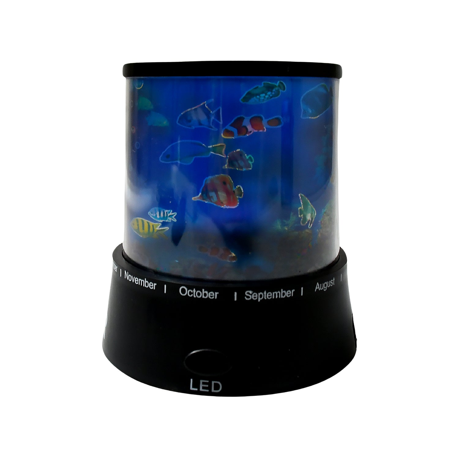 LED Projector Night Light – Rotating Star Lamp with Music Function (1 Pc)