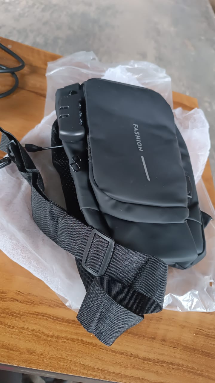 Anti-Theft Crossbody Sling Bag with USB Charging Port - Smart Travel Shoulder Bag