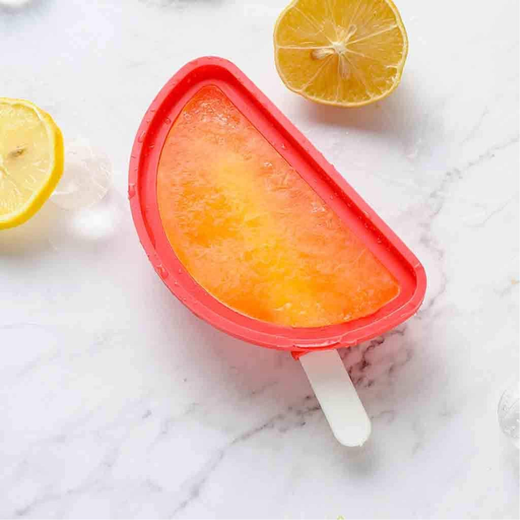 Watermelon Shape Silicone Ice Cream Mould – BPA-Free Reusable Popsicle Maker for DIY Frozen Treats (1 Pc)
