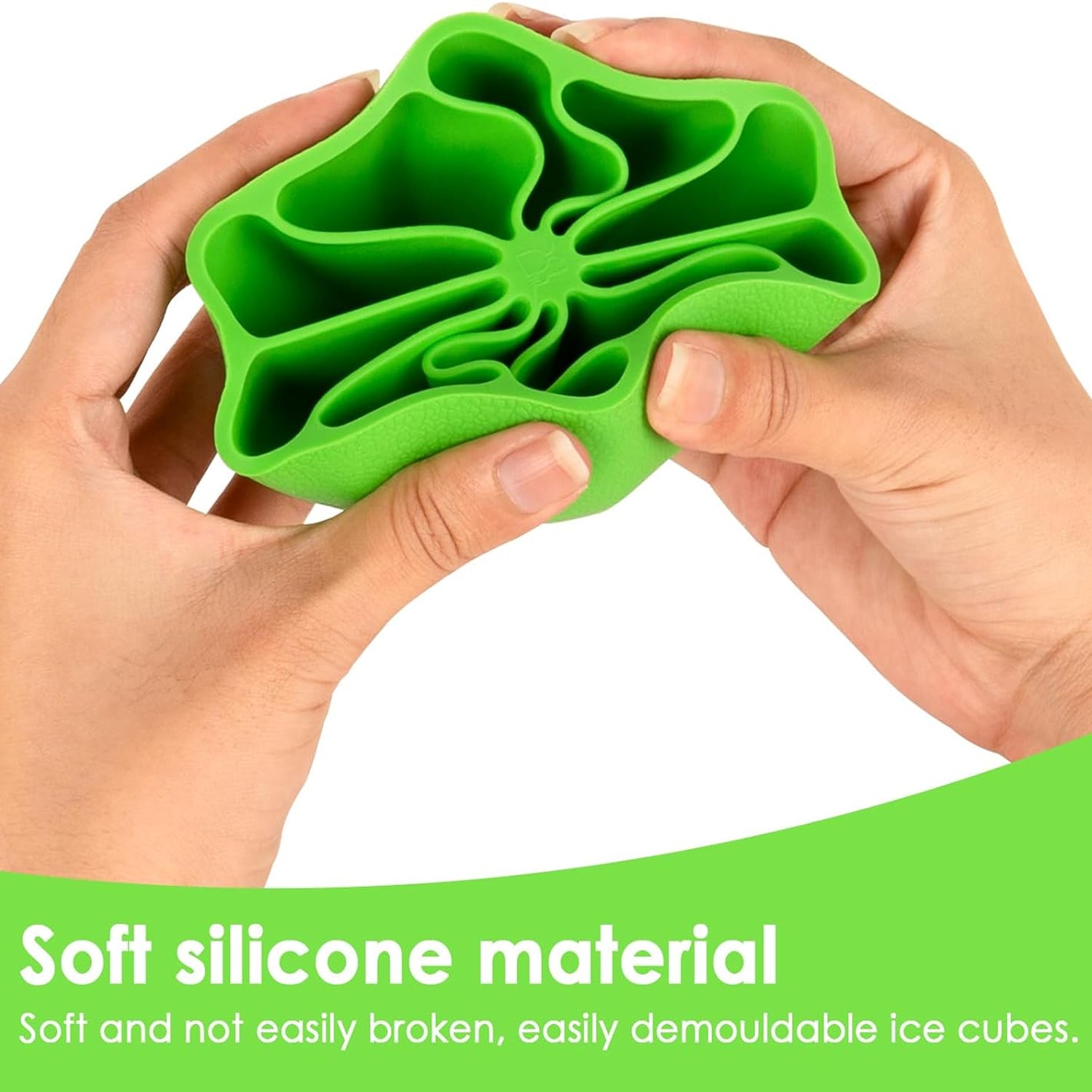 Lemon Shape Silicone Ice Cube Tray – 8-Slot Wedge Mold for Drinks & Cocktails (BPA-Free)
