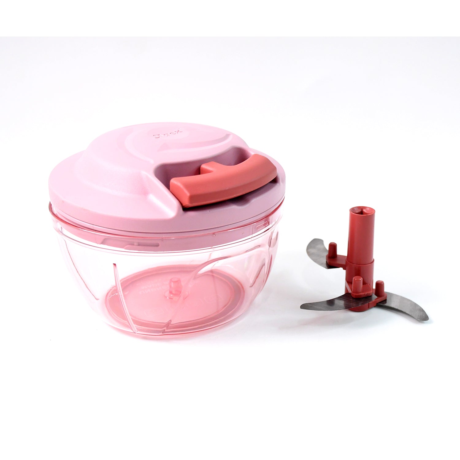 Power-X 500ml Hand-Pull Vegetable Chopper – Triple Blade Manual Food Processor