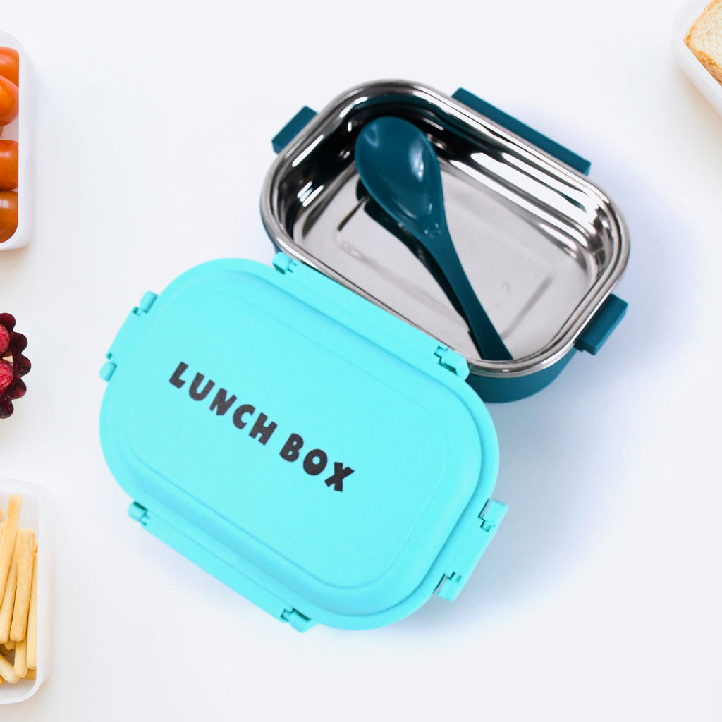 Insulated Testy Stainless Steel Leakproof Lunch Box With Spoon
