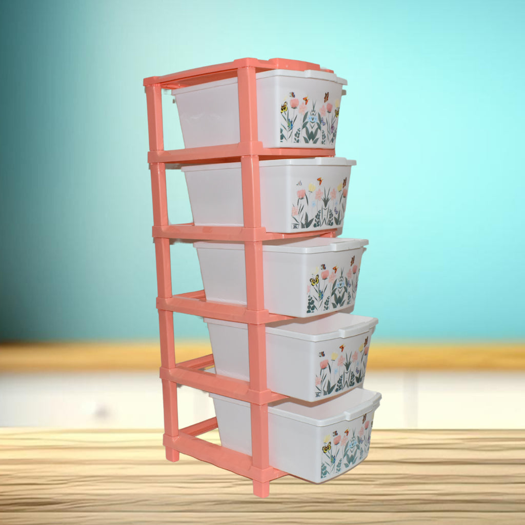 Plastic Smart Wonder Drawer – 5-Layer Extra Large Multipurpose Modular Storage Organizer