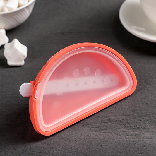 Watermelon Shape Silicone Ice Cream Mould – BPA-Free Reusable Popsicle Maker for DIY Frozen Treats (1 Pc)