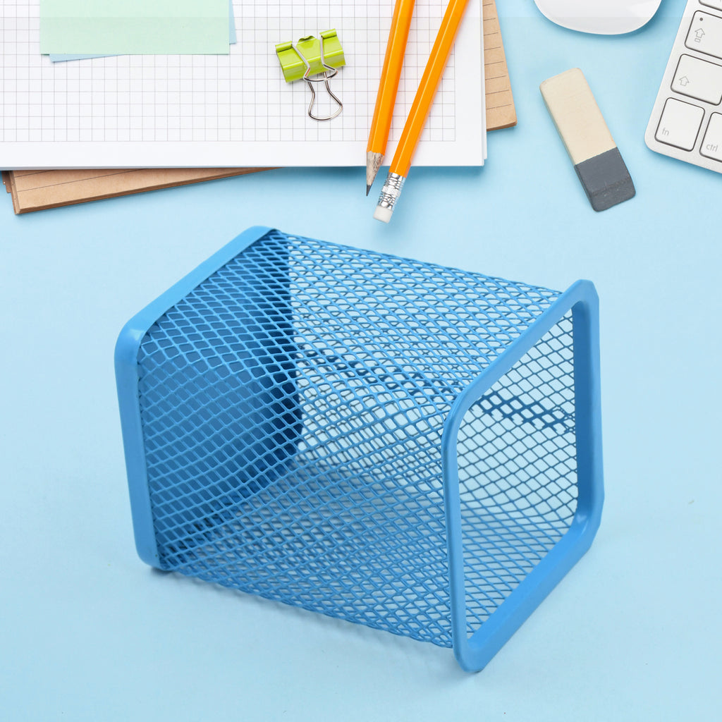 Pen Holder for Desk – Metal Mesh Pencil Organizer (1 Pc)