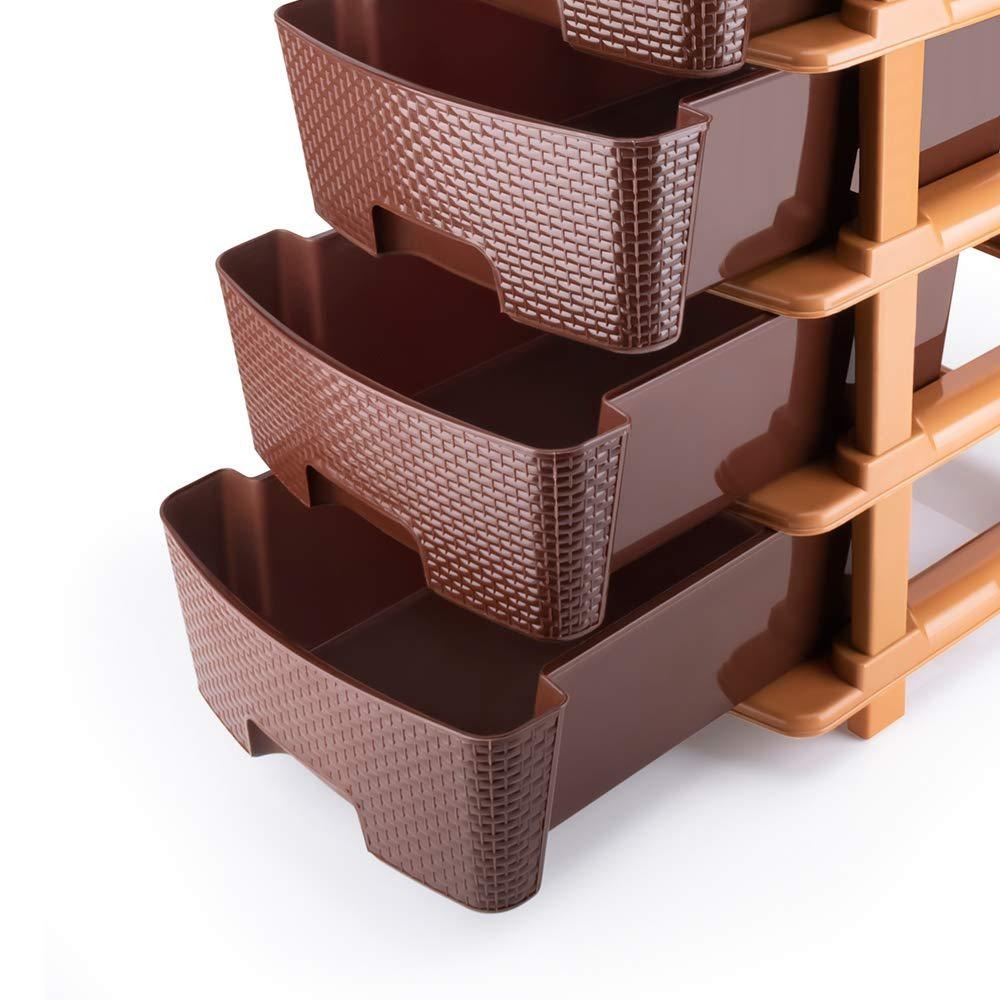 5-Tier Plastic Modular Drawer System – Multipurpose Storage Solution for Home, Office & Kitchen