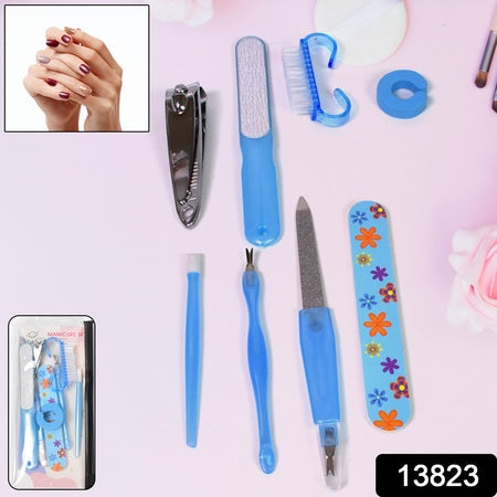 8-in-1 Foot Care & Manicure Kit – Dead Skin Remover, Scraper & Nail Repair Tools