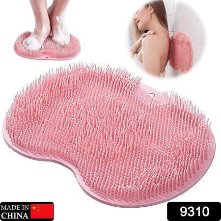 Silicone Bath Massage Cushion With Suction Cup Shower Foot Scubber Brush Foot Bath Mat Scrubber Anti-Slip Exfoliating Dead Skin Massage Pad Lazy Wash Feet Bathroom Mat