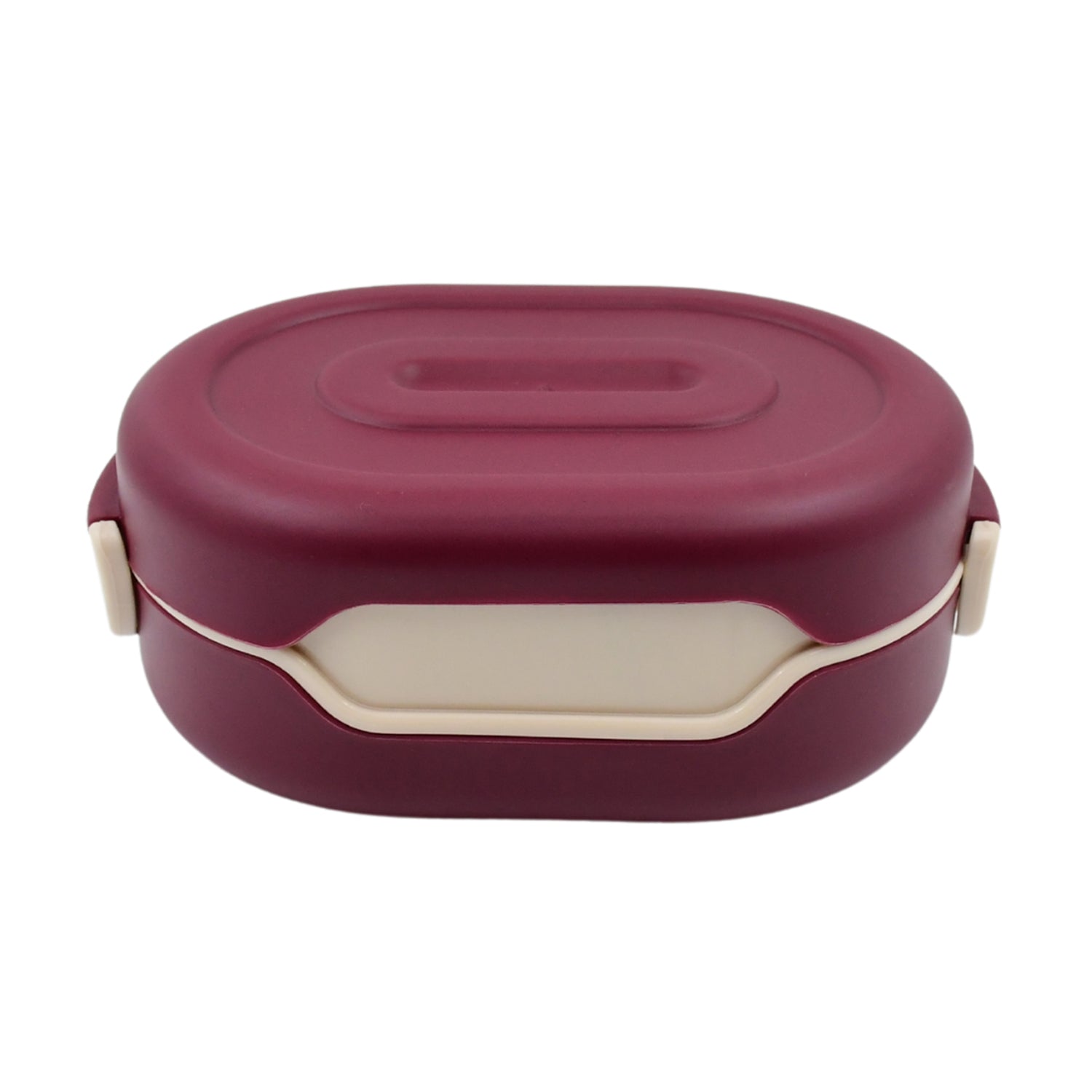 2-Compartment Airtight Lunch Box with Spoon – Leak-Proof Tiffin for School & Office