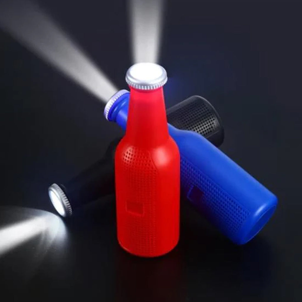 Bottle Shape Bluetooth Speaker – Wireless, Waterproof, and Portable with Rich Deep Bass