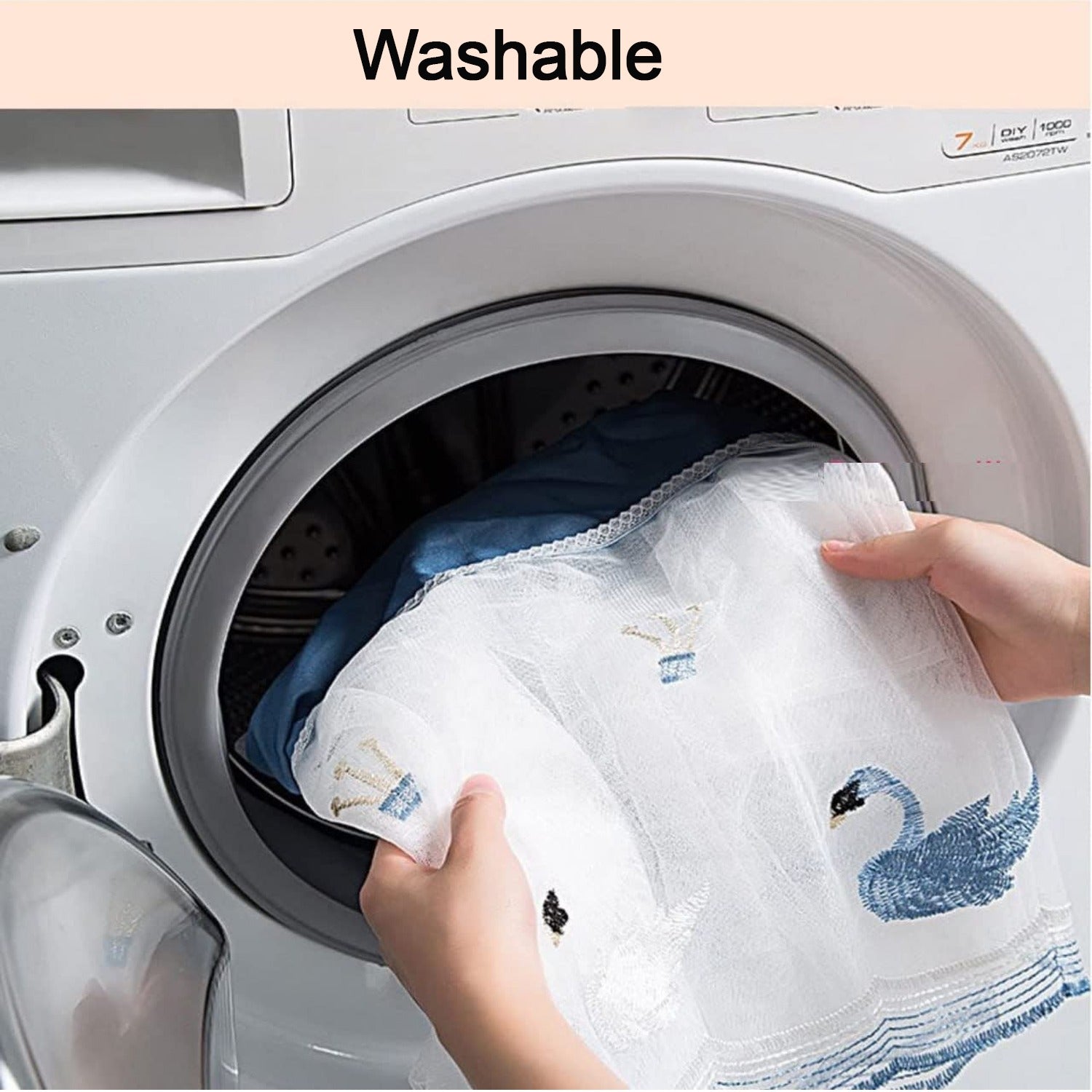 Designer AC Cover – Washable, Foldable Dustproof Cover for 1.5 Ton Split AC (Mix Design / 1 Pc)