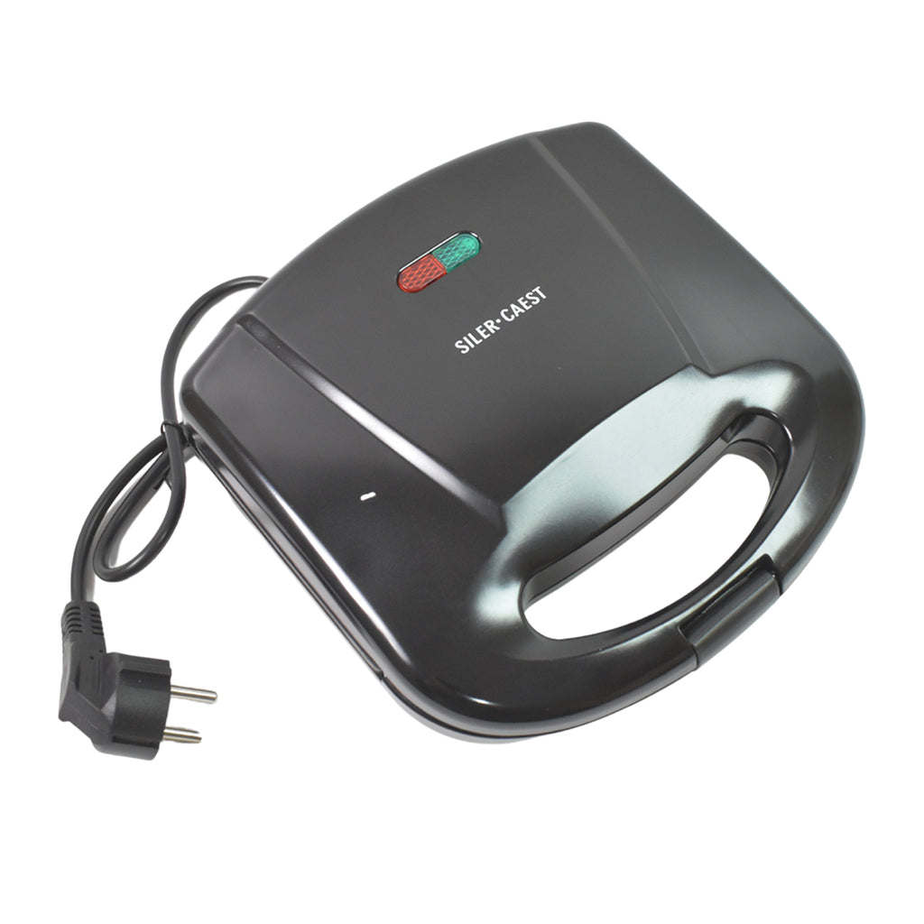 Premium Non-Stick Sandwich Maker - Electric Grill with Indicator Lights & Easy Clean Plates