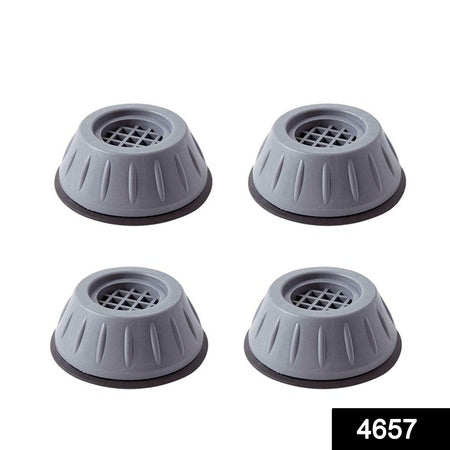 Anti-Vibration Pads for Washing Machine Dryer (Set of 4) – Suction Cup Feet, Noise Reduction &amp; Floor Protection