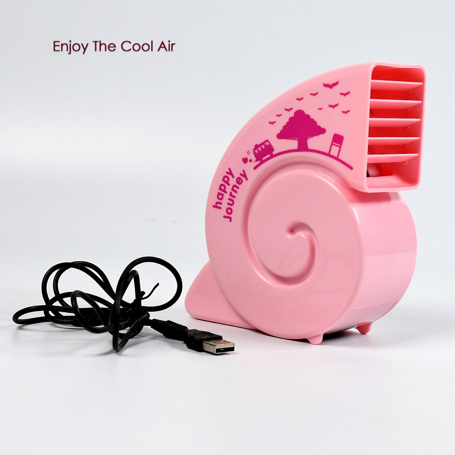 7709  Cute Bright Color Desktop Office USB Mini Fan Battery USB Fans USB Mini Fans (Battery Not Include) – Portable & Powerful Cooling