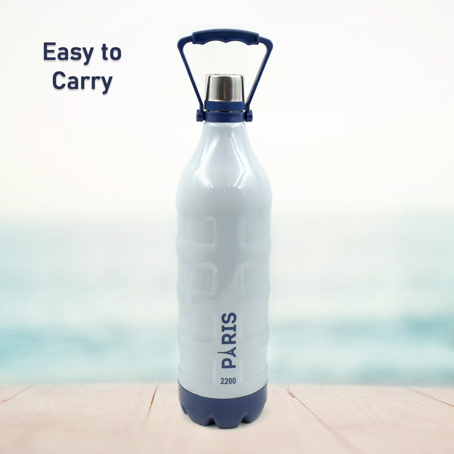 Plastic Sports Insulated Water Bottle with Handle – BPA-Free & Leak-Proof