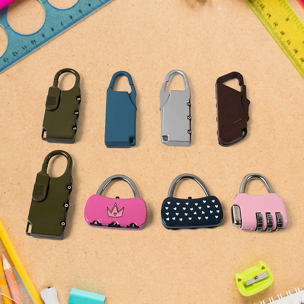 Digit Metal Combination Number Lock in Mix Design Color