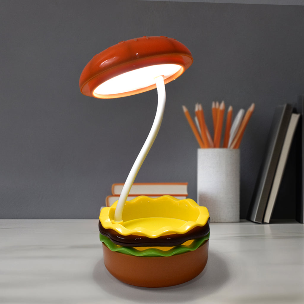 Burger Delight: Folding LED Night Lamp