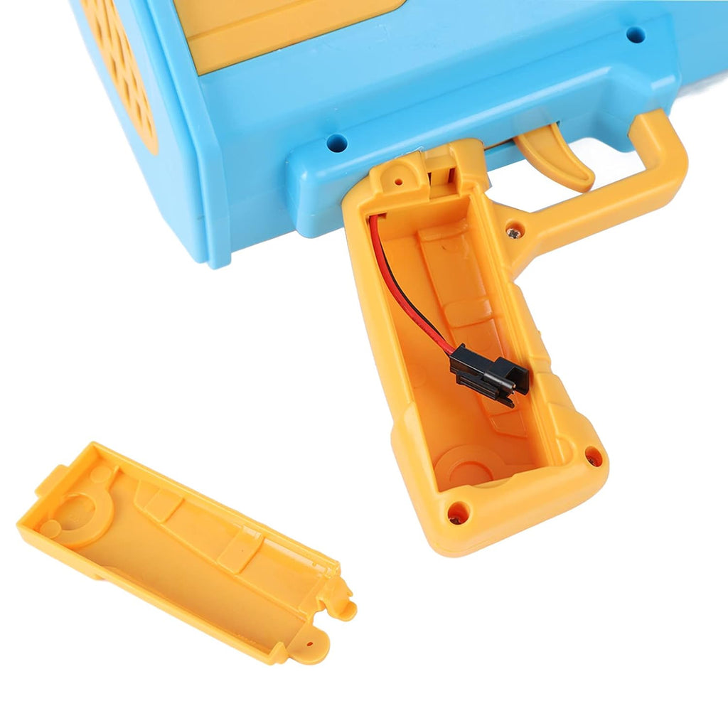69-Hole Big Rocket Boom Bubble Gun – Rechargeable & Powerful