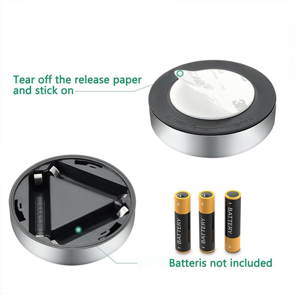 3 LED Cordless Stick Tap Touch Light Lamp – Battery Powered (1 Pc)